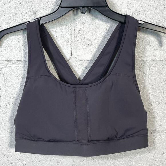 Ideology Plus Size Medium Impact Sports Bra, gray 1X - Picture 6 of 7